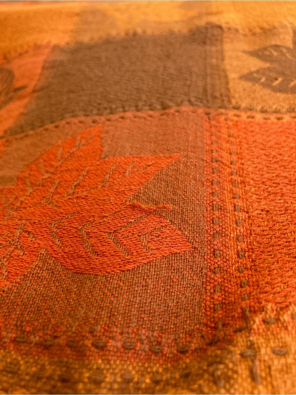 Unknown plaid tablecloth